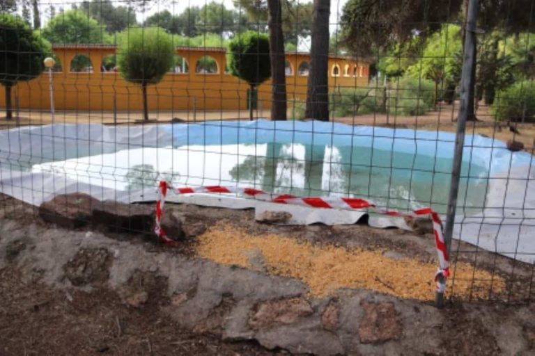 Tres zonas de agua para los patos en el parque ‘Julián Gómez-Cambronero’ de Manzanares