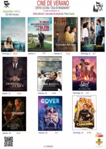 Diez proyecciones de cine de verano en ‘Ciega de Manzanares’ del 1 al 22 de agosto