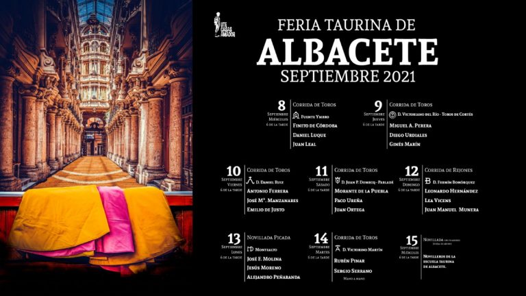La Feria Taurina 2021 de Albacete tendrá ocho festejos taurinos