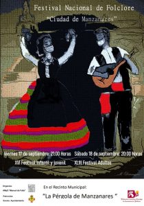 Festival Nacional de Folclore ‘Ciudad de Manzanares’ los días 17 y 18 de septiembre