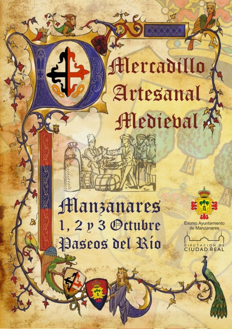 Un mercadillo medieval en los Paseos del Río de Manzanares este fin de semana Un mercadillo medieval en los Paseos del Río de Manzanares este fin de semana