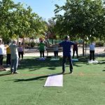 Taller de «Yoga en la Naturaleza» para las personas usuarias del Centro de Día de Mayores de Miguelturra