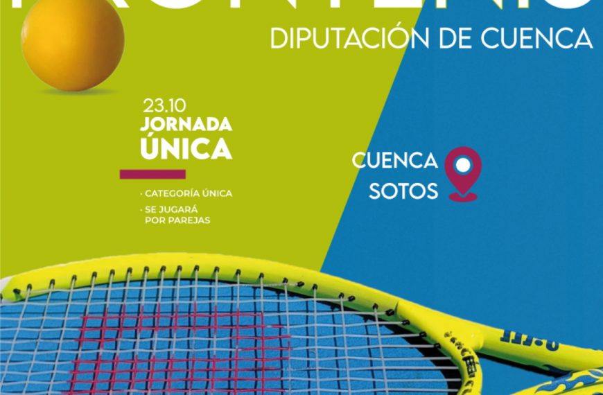 El XIII Circuito de Frontenis Diputación de Cuenca tendrá lugar el 23 de octubre