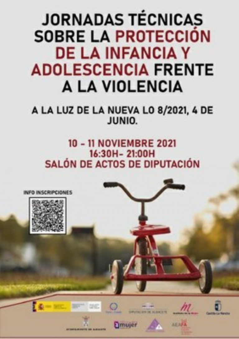 Jornadas técnicas sobre protección de la infancia y adolescencia en Albacete el 10 y 11 de noviembre Jornadas técnicas sobre protección de la infancia y adolescencia en Albacete el 10 y 11 de noviembre
