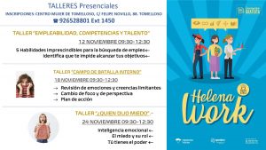 Actividades programadas para noviembre por el área laboral del Centro de la Mujer de Tomelloso