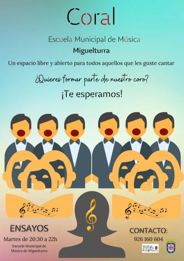 Apertura del plazo para participar en la Coral Polifónica de La Escuela de Música y Danza de Miguelturra Apertura del plazo para participar en la Coral Polifónica de La Escuela de Música y Danza de Miguelturra