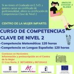 Curso gratuito de competencias clave de nivel 2 presencial del Centro de la Mujer de Albacete