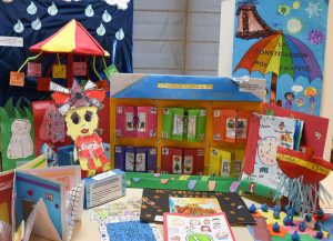 Escolares ganadores del Concurso de Redacción Ilustrada sobre la Constitución Española convocado por la Diputación de Ciudad Real