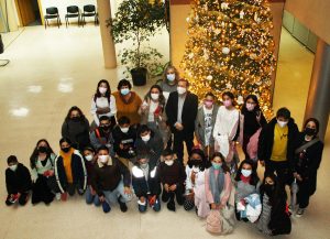 Alumnos del colegio San José visitaron el ayuntamiento de Puertollano y fueron atendidos por el alcalde