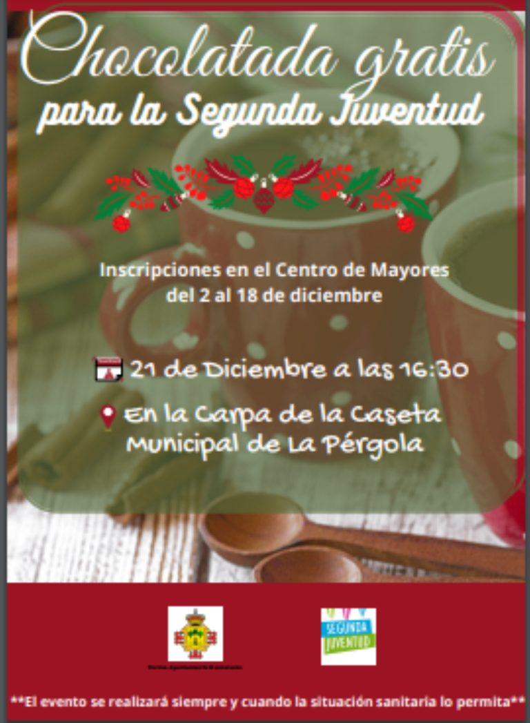 Chocolatada gratis para la segunda juventud de Manzanares