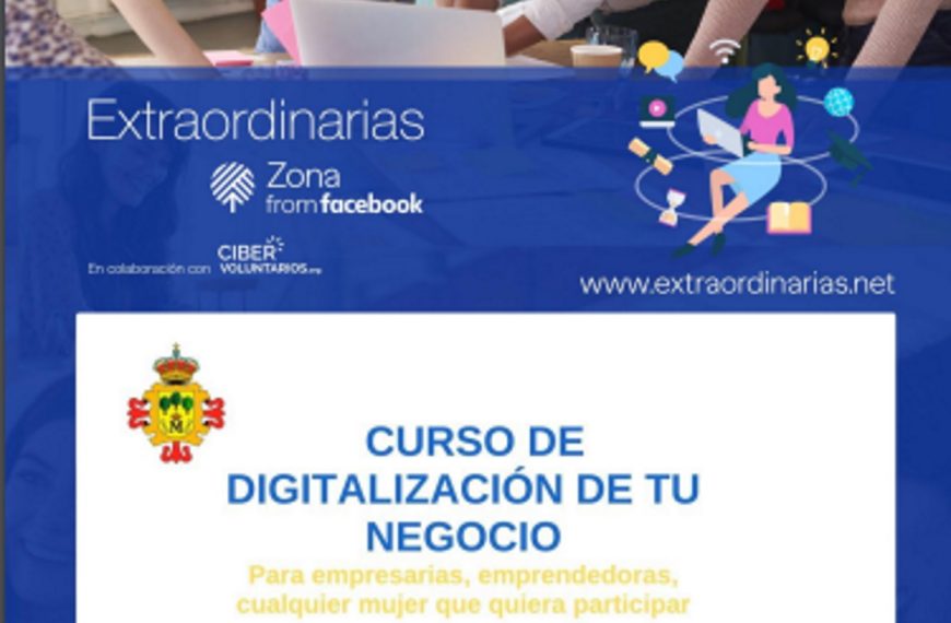 Curso de digitalización de tu negocio en Manzanares para cualquier mujer que quiera participar el 17 y 19 de enero