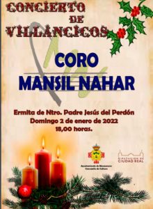 Concierto de villancicos del coro Mansil Nahar en Manzanares el 2 de enero