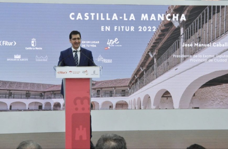 “las bondades de Ciudad Real son muchas”, ha defendido José Manuel Caballero ayer en la inauguración de Fitur 2022