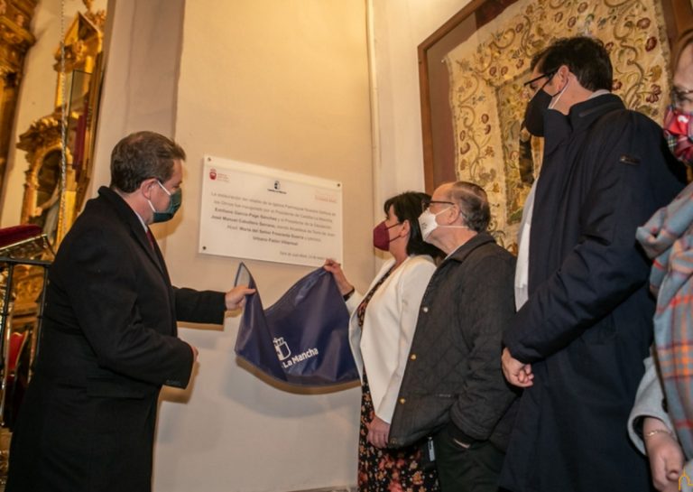 Restaurado el retablo de la iglesia de Nuestra Señora de los Olmos en Torre de Juan Abad