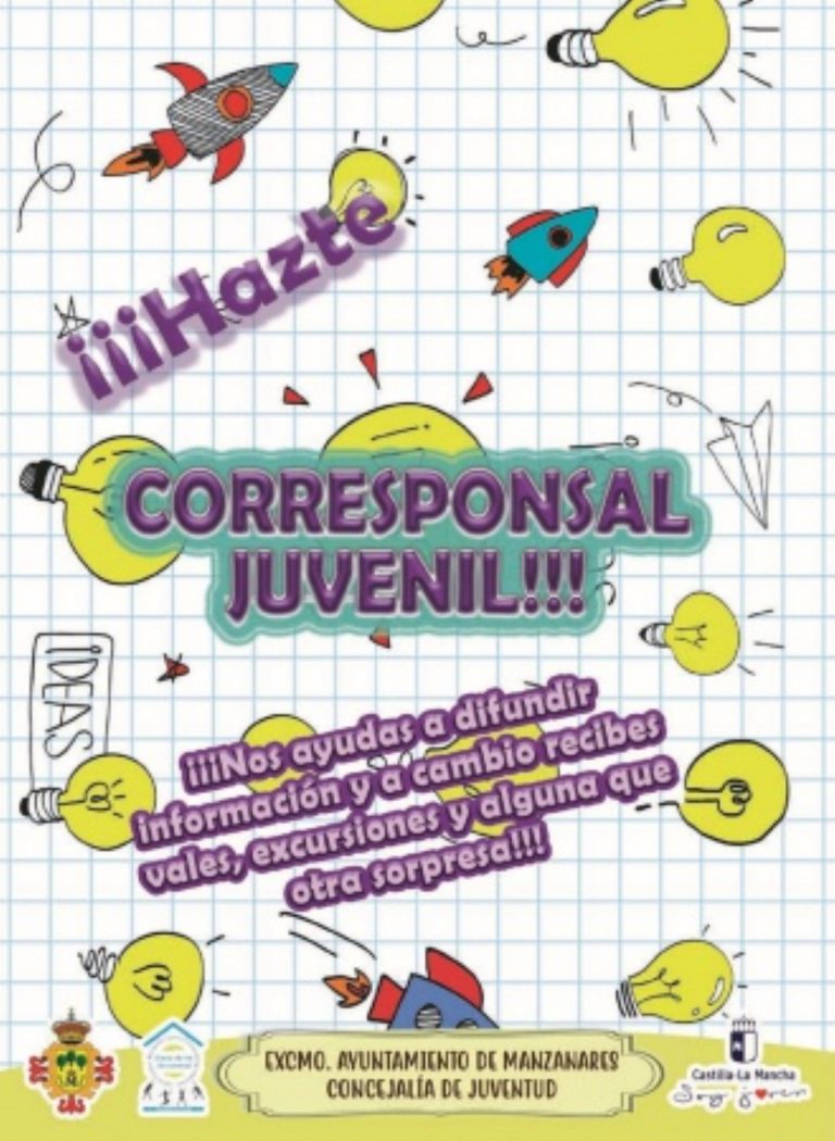 5.700 euros para los ‘Corresponsales juveniles’ de Manzanares para desarrollar sus diferentes actividades hasta julio de 2022