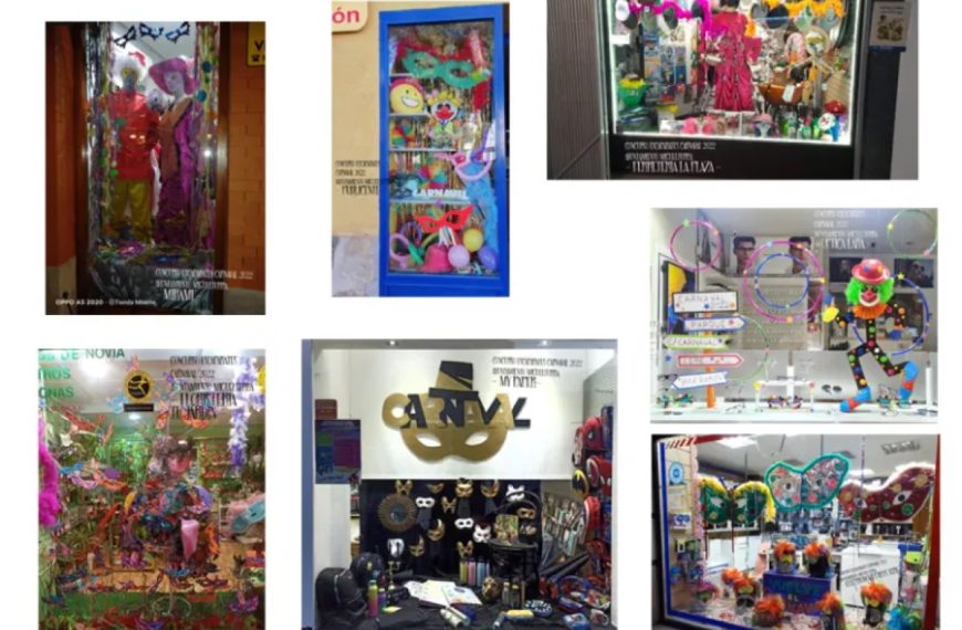 7 establecimientos participan en el Concurso de Escaparates del Carnaval de Miguelturra