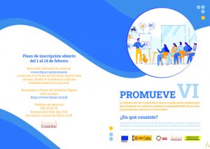 Ya pueden inscribirse a las 50 acciones formativas del programa Promueve VI que se impartirán en 40 municipios de la provincia de Ciudad Real