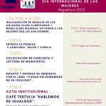 Programa de actos conmemorativos del 8 de marzo Día Internacional de la Mujer en Miguelturra