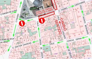 Corte de calle en calle Molinos de Viento de Manzanares a partir del lunes 4 de abril