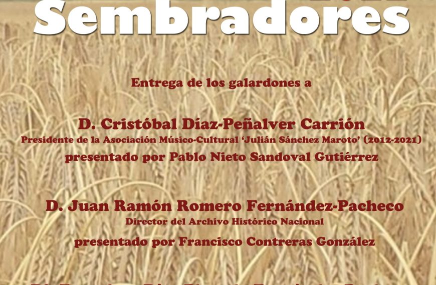 Invitan a la ciudadanía a asistir a la gala ‘Sembradores 2022’ este sábado en la Casa de Cultura de Manzanares con entrada gratuita