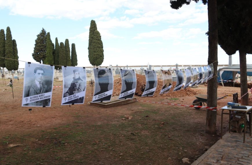 Recuperados los restos de 13 hombres fusilados en el verano de 1940 con la exhumación de la fosa 1 de Manzanares