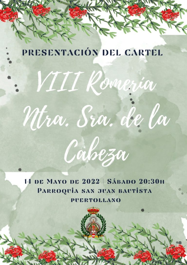 La Real Cofradía de la Virgen de la Cabeza de Puertollano presentará este sábado  el cartel oficial de su romería 2022