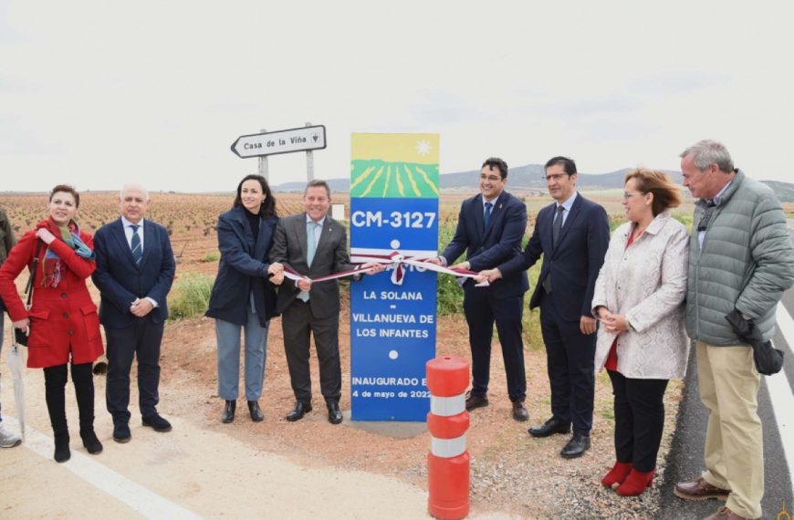 Inauguradas las 2 carreteras entre Villanueva de los Infantes y La Solana, y Villarrubia de los Ojos y Puerto Lápice