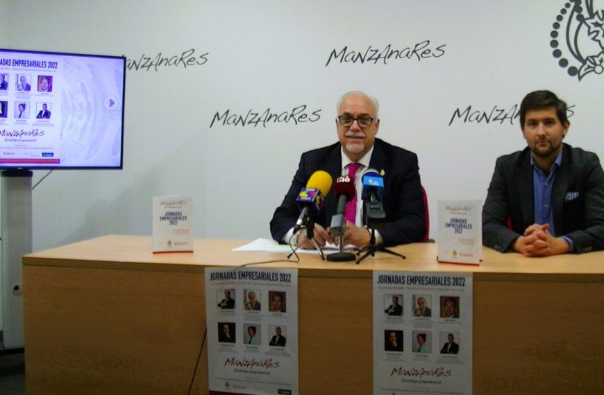 Jornadas Empresariales en Manzanares el 2 y 3 de junio con entrega de premios Emprende y reconocimiento a empresas de la localidad