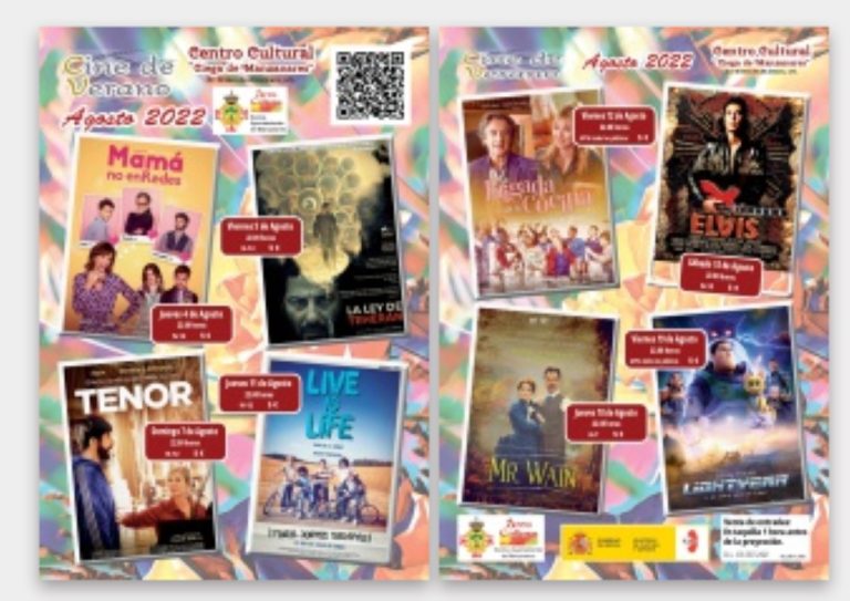 Películas de reciente estreno se proyectarán durante agosto en el cine de verano de Manzanares