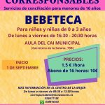 El servicio de bebeteca en Manzanares se reanudará el 1 de septiembre para apoyar a las familias a conciliar la vida laboral y familiar