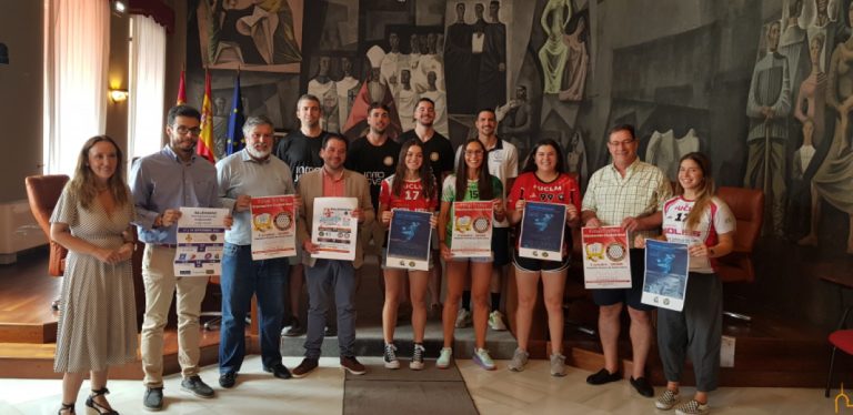 Presentados los trofeos de balonmano masculinos y femeninos que patrocina la Diputación de Ciudad Real en categorías senior y juvenil