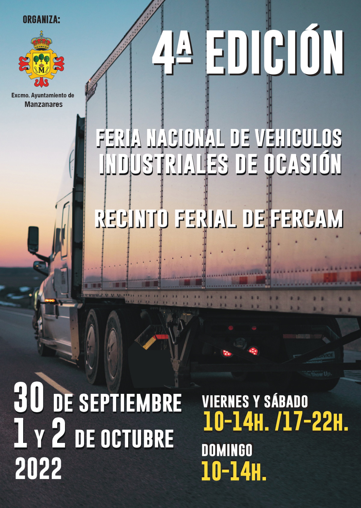 8 de las mejores marcas de vehículos industriales estarán presentes este fin de semana en la Feria de Vehículos Industriales de Ocasión en Manzanares