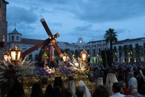 La esperada salida procesional de Nuestro Padre Jesús del Perdón en Manzanares luego de dos años de parón por la pandemia del COVID-19