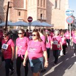 Unas 400 personas participaron el pasado sábado en la tradicional marcha rosa de la AECC en Manzanares por el Día Internacional de la Lucha contra el Cáncer de Mama
