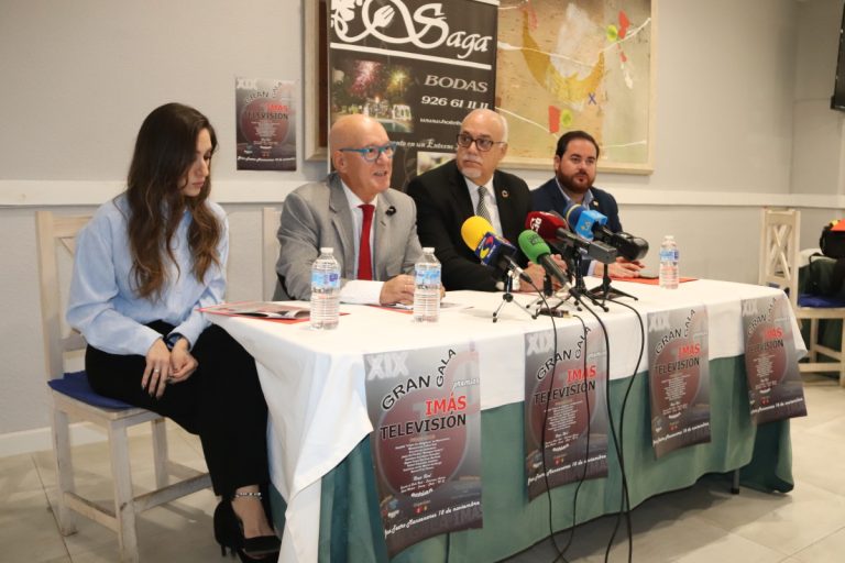 La XIX Gran Gala de Imás Televisión será el 18 de noviembre en el Gran Teatro de Manzanares donde se premiará a personas y entidades