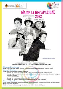 El Día Internacional de las Personas con Discapacidad 2022 será conmemorado con varias actividades en Manzanares