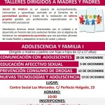 Aulas de familia con talleres dirigidos a madres y padres de hijos de 12 a 17 años se llevarán a cabo en Puertollano