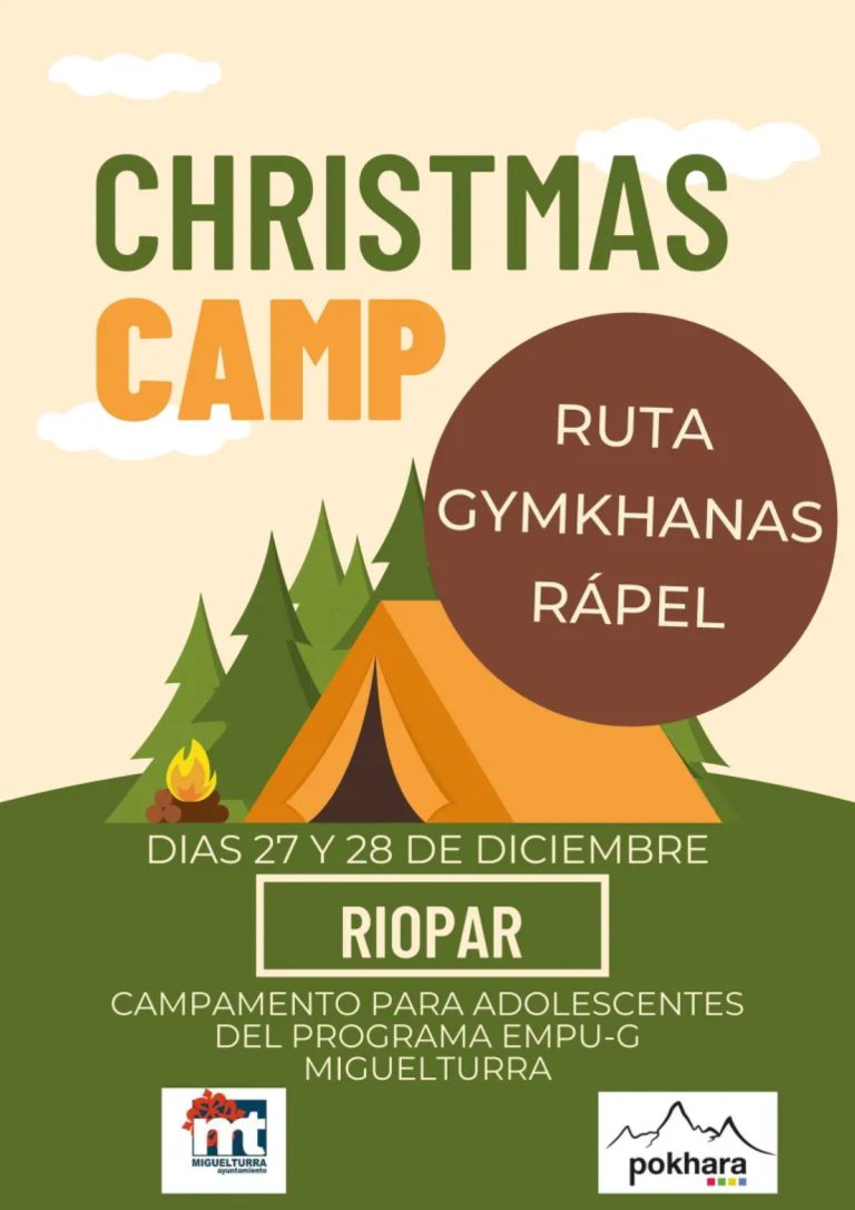 Campamento multiaventura el 27 y 28 de diciembre en Riopar para adolescentes del programa Empu-g de Miguelturra