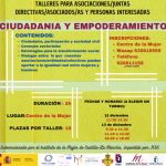 Talleres de ciudadanía y empoderamiento para asociaciones/juntas directivas/asociados/as y personas interesadas de Manzanares