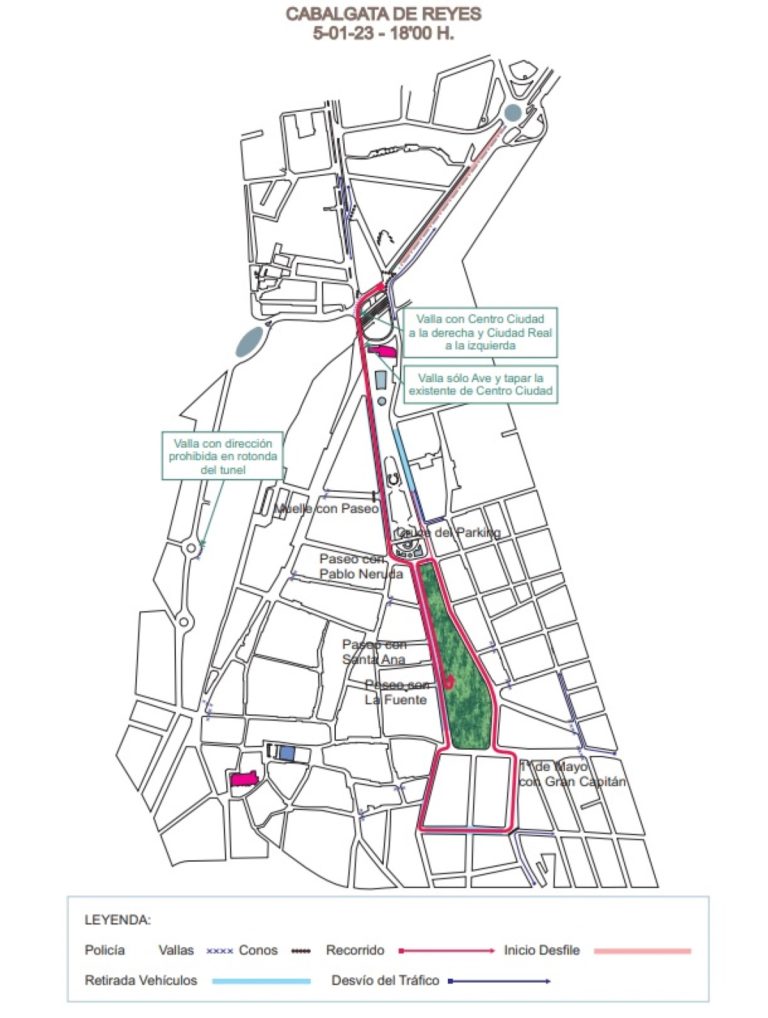Recorrido de la Cabalgata de Reyes Magos de Puertollano toma nota de las recomendaciones para disfrutar al máximo de este especial día