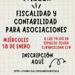Taller de fiscalidad y contabilidad para asociaciones el 18 de enero en el Espacio Joven de Ciudad Real