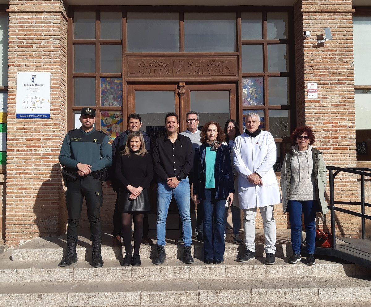 La subdelegada del Gobierno en Ciudad Real asiste a la charla del Plan Director para la Convivencia y Seguridad Escolar en los centros educativos