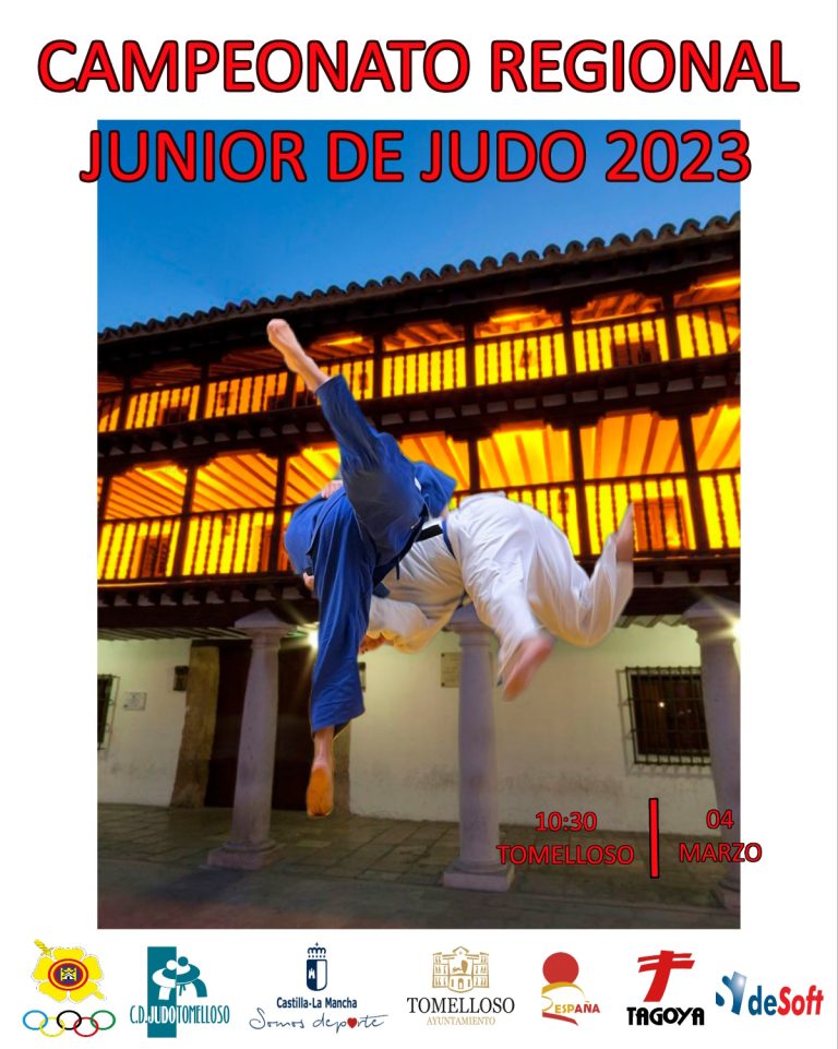 El Campeonato Regional de Judo sub-21, el Regional Inclusivo de Katas y el Regional de Katas 2023 este fin de semana en Tomelloso