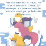 El “carné VIP” premiará a los estudiantes de 4ª de la ESO y 2º de FP Básica de Manzanares que superan el curso sin asignaturas pendientes ni faltas de comportamiento