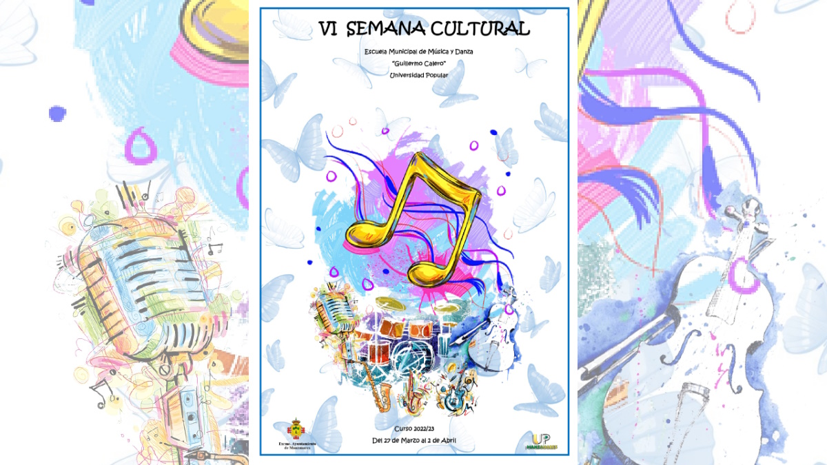 La Escuela Municipal de Música y Danza Guillermo Calero de Manzanares celebrará su Semana Cultural del 27 de marzo al 2 de abril