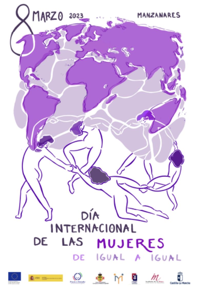 Programa de actividades XXVIII jornadas de la mujer en Manzanares en el Día Internacional de las Mujeres  8 de marzo “De igual a igual”
