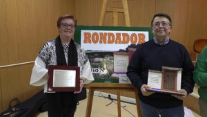 Premios  “Rondador y Rondadora 2022” del grupo Folk Airén de Manzanares a José Manuel Fernández y Feli Martín de Ruedas