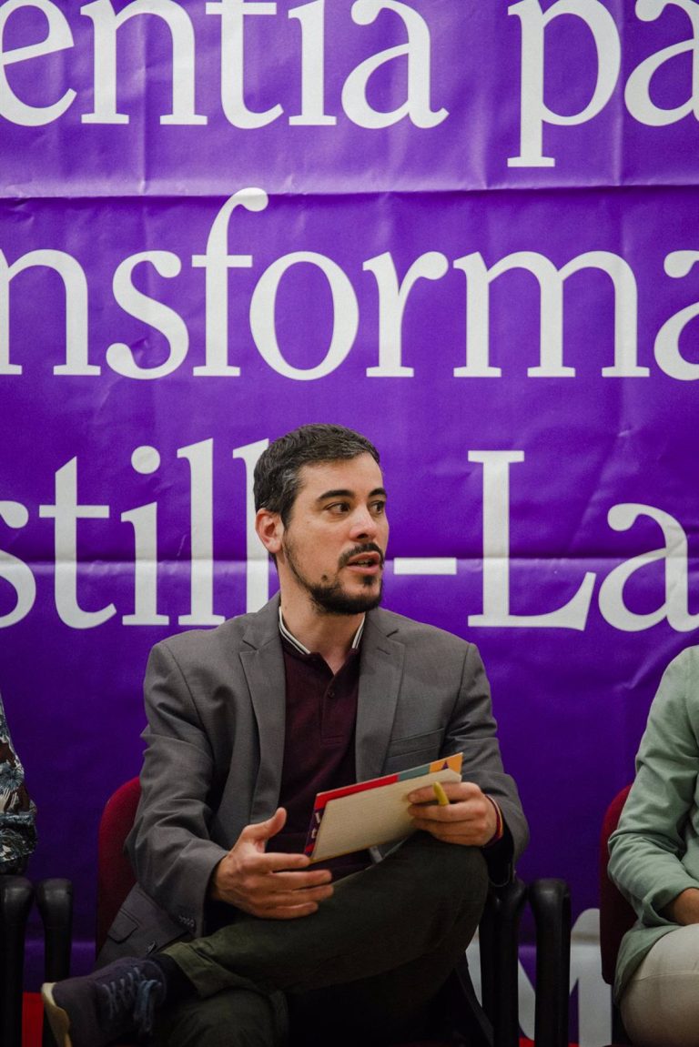 García Gascón no renuncia a su cargo en Podemos C-LM a pesar de los resultados del 28M