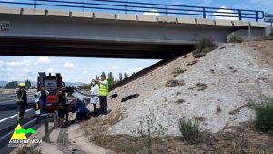 Tres personas resultan heridas tras un accidente de tráfico en la A-4 en Villarta de San Juan (Ciudad Real)