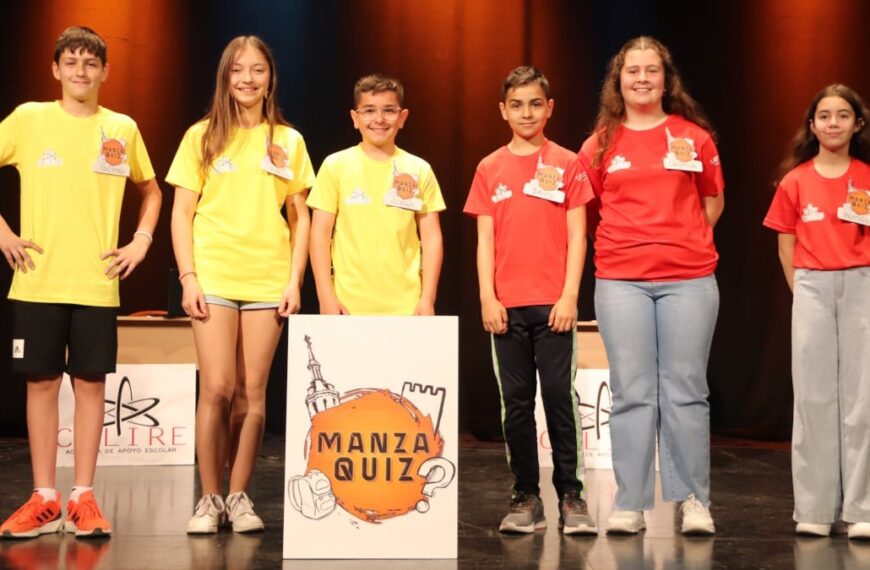 7 colegios de Manzanares y 1 de Llanos han participado en la 2ª ManzaQuiz concurso para el alumnado de 6º de primaria